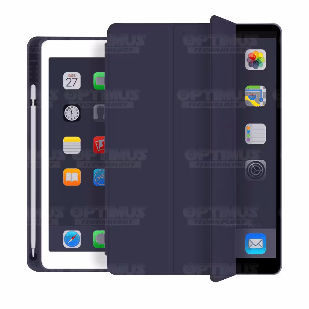Kit Vidrio Templado Y Estuche Protector de tapa Con portalápiz Tablet iPad 7 Generación 10.2 OPTIMUS TECHNOLOGY™ - 12