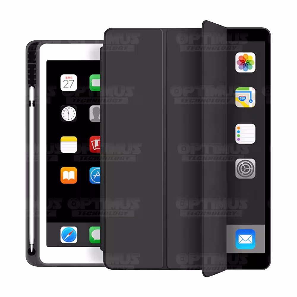 Kit Vidrio Templado Y Estuche Protector de tapa Con portalápiz Tablet iPad 7 Generación 10.2 OPTIMUS TECHNOLOGY™ - 18
