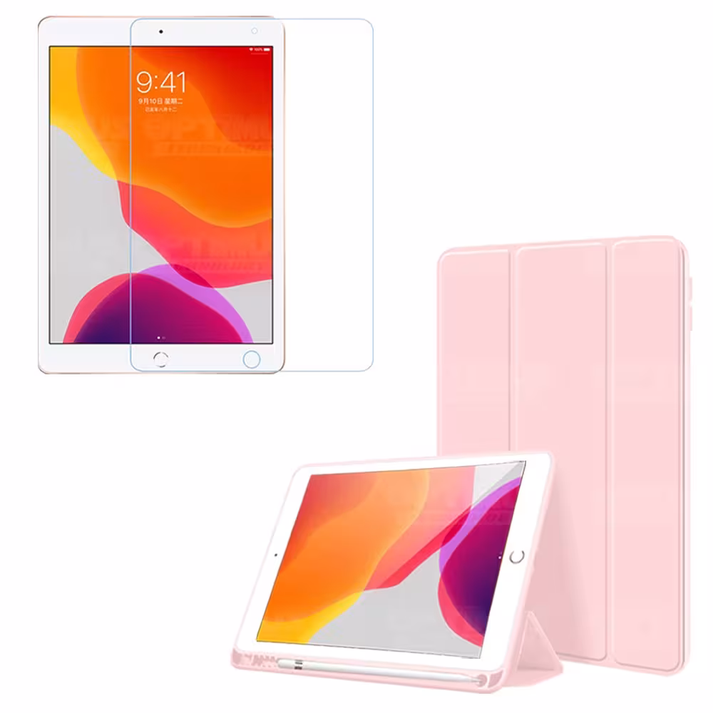 Kit Vidrio Templado Y Estuche Protector de tapa Con portalápiz Tablet iPad 7 Generación 10.2 OPTIMUS TECHNOLOGY™ - 25