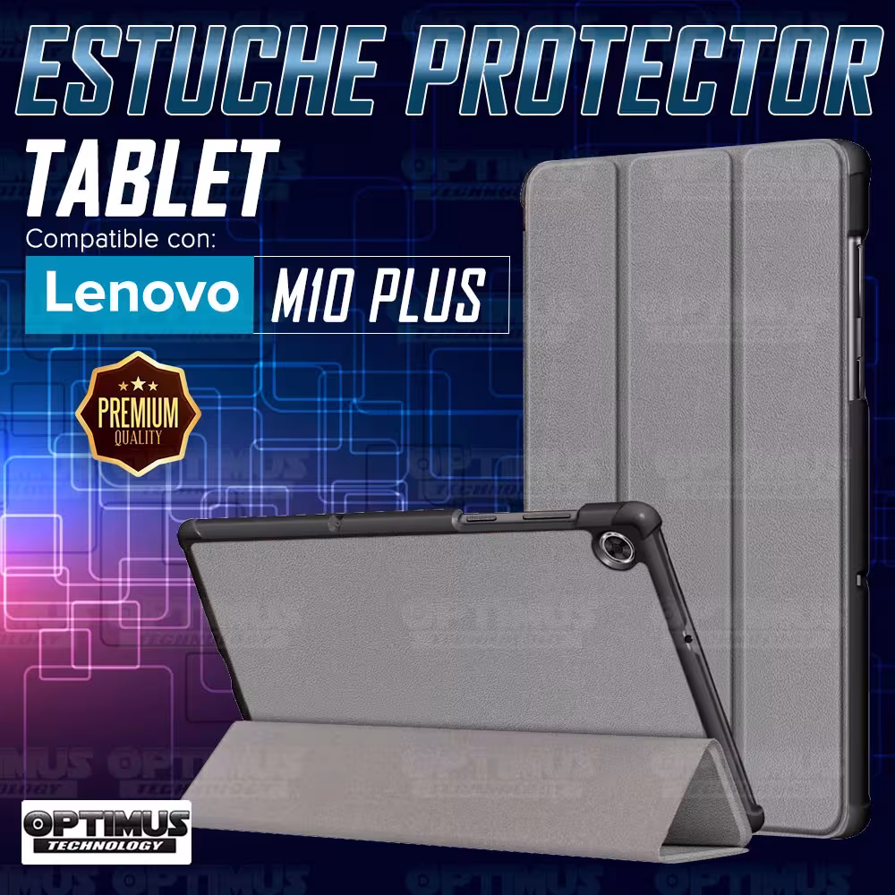 Estuche Case Forro Protector Con Tapa Tablet Lenovo M10 Plus Tb-x606f
