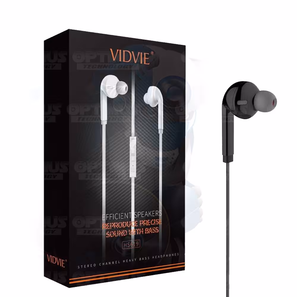 Audifonos De Cable Con Microfono Para Celular y Computador Pc Vidvie HS619 | OPTIMUS TECHNOLOGY™ | ADF-VDV-HS-619 |