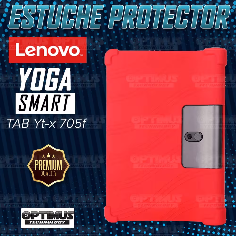 Combo Vidrio templado y Estuche Protector antigolpes Lenovo Yoga Smart Tab Yt-x 705f OPTIMUS TECHNOLOGY™ - 13