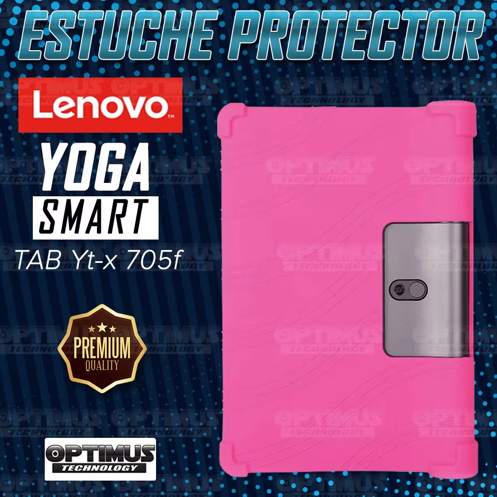 Combo Vidrio templado y Estuche Protector antigolpes Lenovo Yoga Smart Tab Yt-x 705f OPTIMUS TECHNOLOGY™ - 18