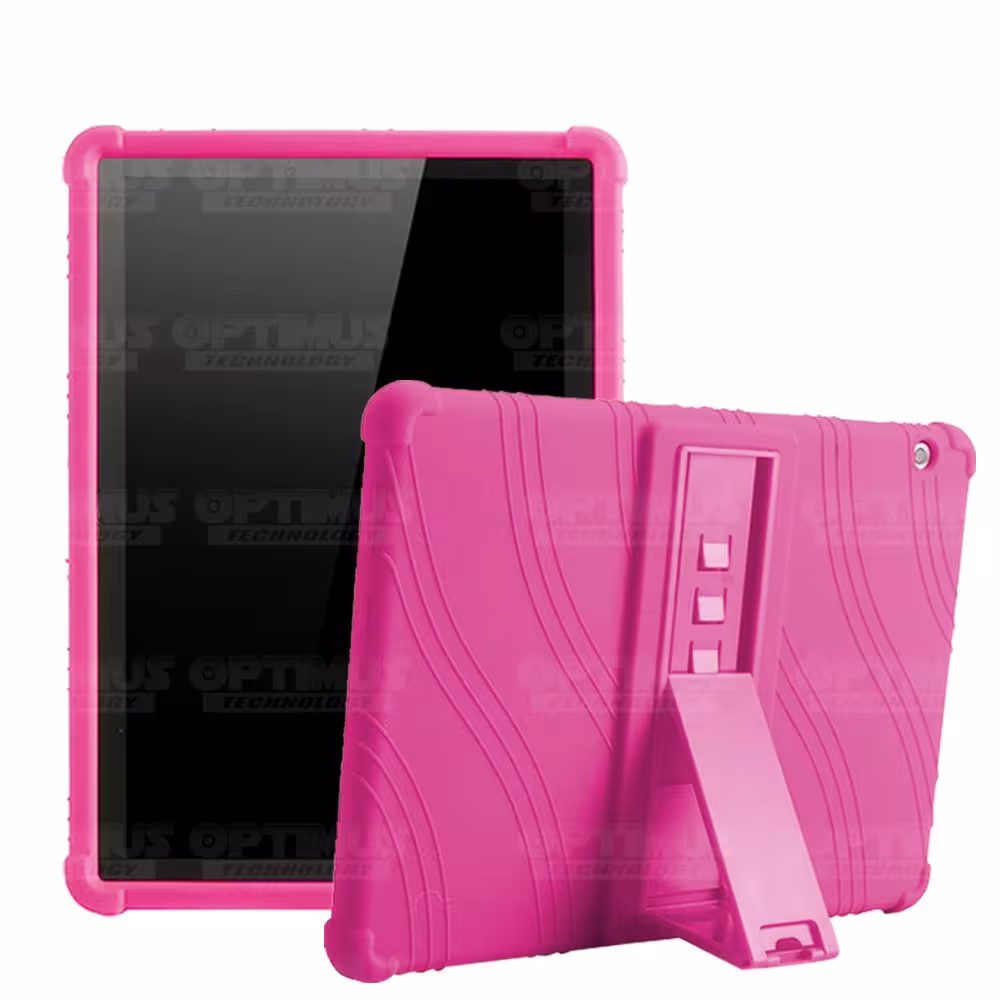 Combo Vidrio templado y Estuche Protector de goma antigolpes con soporte Tablet Huawei T3-10 OPTIMUS TECHNOLOGY™ - 20