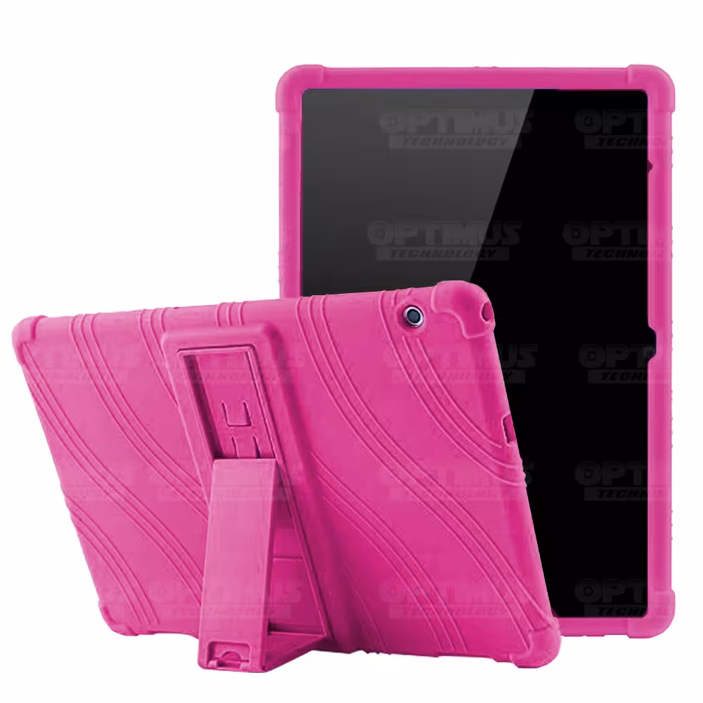 Kit Vidrio templado y Estuche Protector de goma antigolpes con soporte Tablet Huawei T5-10 OPTIMUS TECHNOLOGY™ - 20