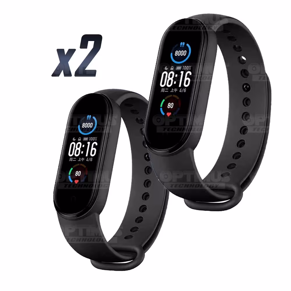 Combo Dos (2) Reloj Inteligente Smartwatch Xiaomi Mi Band 5 Mide Ritmo Cardíaco | XIAOMI COLOMBIA | 2SW-XMI-MB-5 |