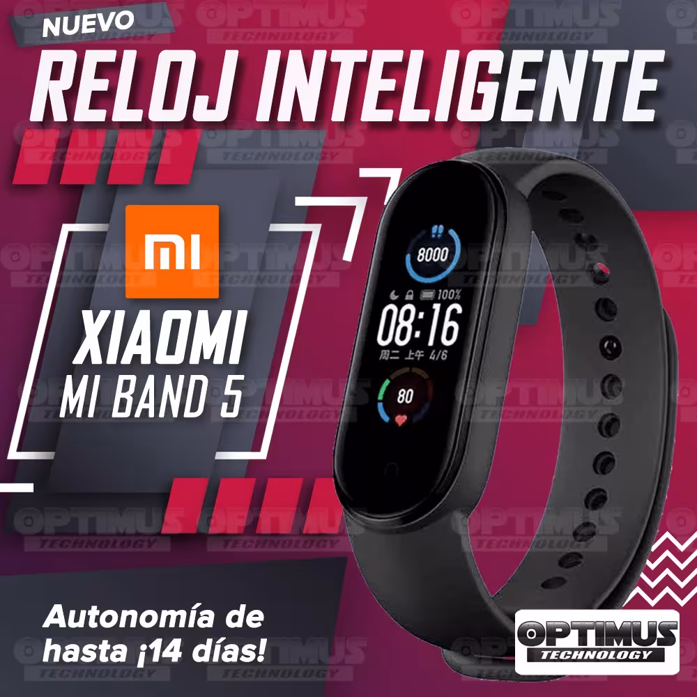 Combo Dos (2) Reloj Inteligente Smartwatch Xiaomi Mi Band 5 Mide Ritmo Cardíaco | XIAOMI COLOMBIA | 2SW-XMI-MB-5 |