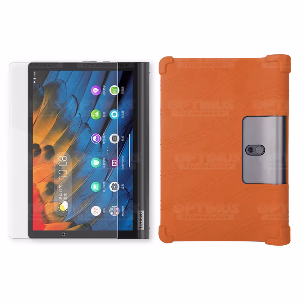 Combo Vidrio templado y Estuche Protector antigolpes Lenovo Yoga Smart Tab Yt-x 705f OPTIMUS TECHNOLOGY™ - 31
