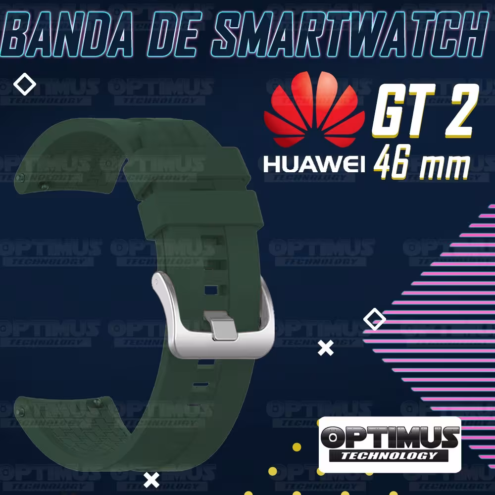 Vidrio Templado Y Correa Smartwatch Reloj Inteligente Huawei Gt 2 46mm | OPTIMUS TECHNOLOGY™ | CRR-VTP-HW-GT2-46 |
