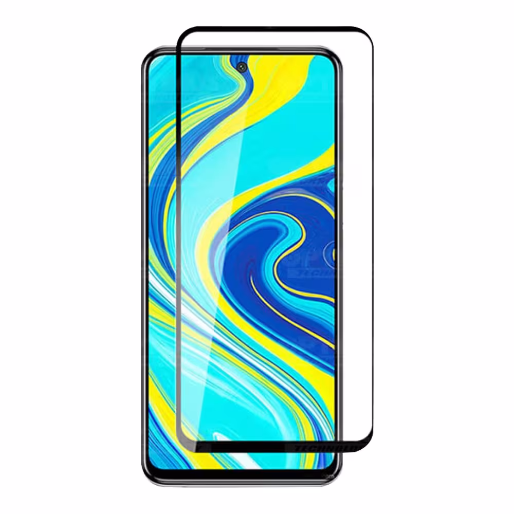 Combo Vidrio templado de Pantalla + Cristal Cerámico Nanoglass de cámara para celular Xiaomi Redmi Note 9s OPTIMUS TECHNOLOGY™ -