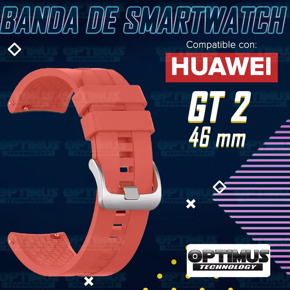Vidrio Templado Y Correa Smartwatch Reloj Inteligente Huawei Gt 2 46mm