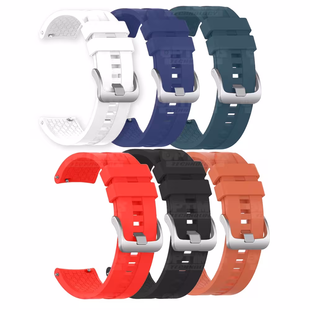 Kit de 6 Correas para Reloj Huawei GT2 46mm para toda la semana Varios colores | OPTIMUS TECHNOLOGY™ | KT6-CRR-GT2-46 |