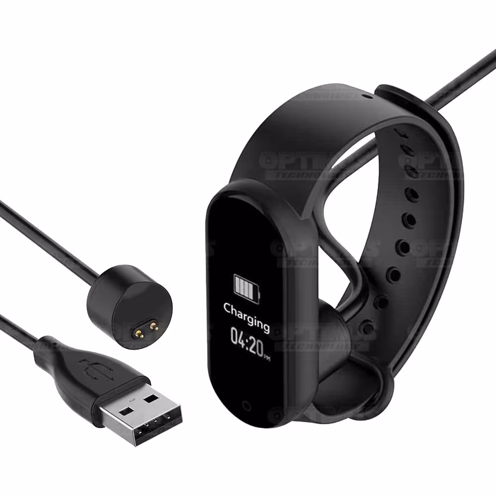 Cable Cargador Magnético Reloj Smartwatch Xiaomi Mi Band 5 | OPTIMUS TECHNOLOGY™ | CRG-XMI-MB-5 |