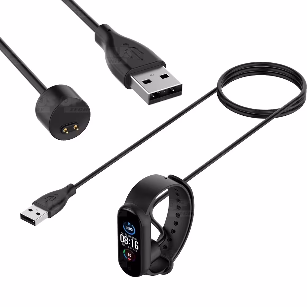 Cable Cargador Magnético Reloj Smartwatch Xiaomi Mi Band 5 | OPTIMUS TECHNOLOGY™ | CRG-XMI-MB-5 |