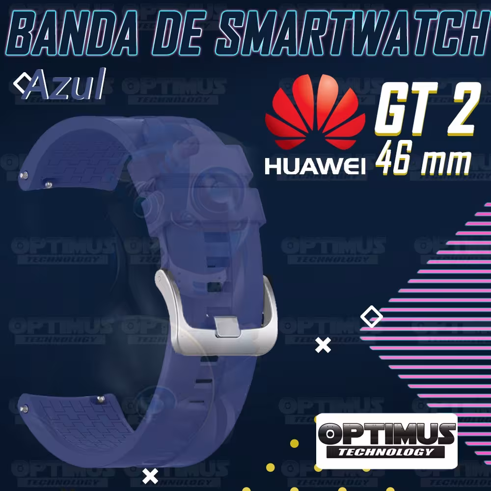 Vidrio Templado Y Correa Smartwatch Reloj Inteligente Huawei Gt 2 46mm | OPTIMUS TECHNOLOGY™ | CRR-VTP-HW-GT2-46 |