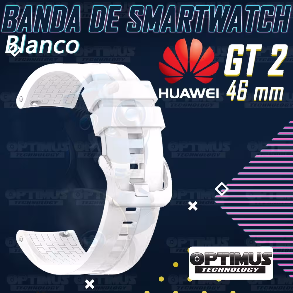 Vidrio Templado Y Correa Smartwatch Reloj Inteligente Huawei Gt 2 46mm | OPTIMUS TECHNOLOGY™ | CRR-VTP-HW-GT2-46 |