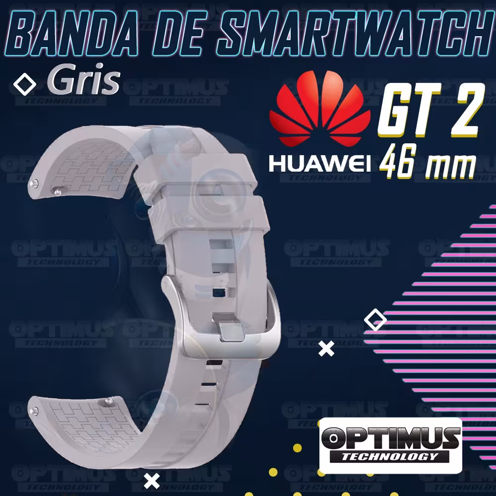 Vidrio Templado Y Correa Smartwatch Reloj Inteligente Huawei Gt 2 46mm | OPTIMUS TECHNOLOGY™ | CRR-VTP-HW-GT2-46 |