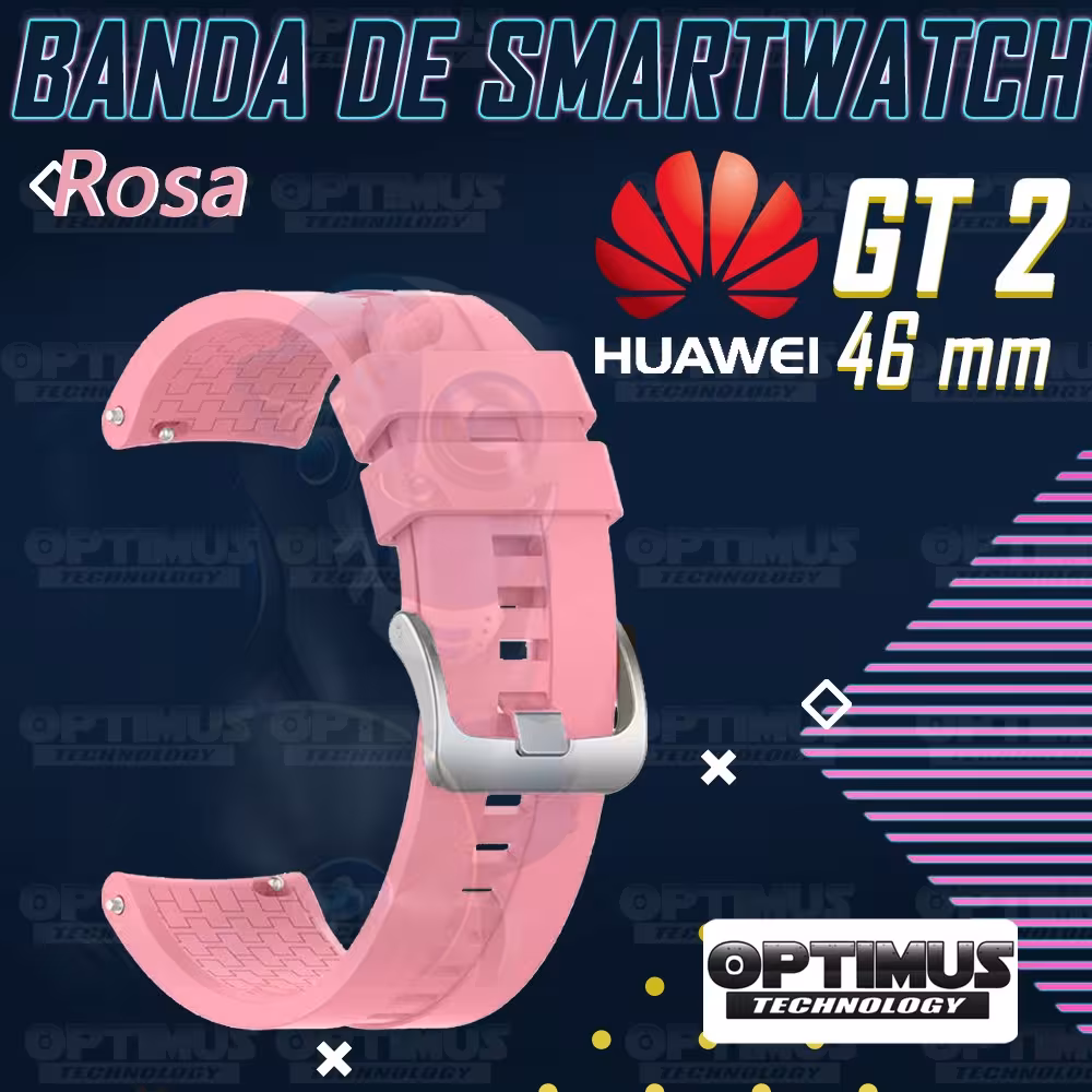 Vidrio Templado Y Correa Smartwatch Reloj Inteligente Huawei Gt 2 46mm | OPTIMUS TECHNOLOGY™ | CRR-VTP-HW-GT2-46 |