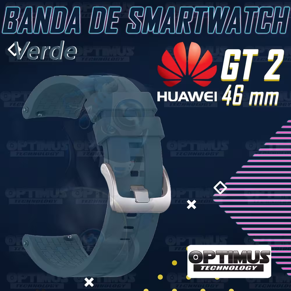 Vidrio Templado Y Correa Smartwatch Reloj Inteligente Huawei Gt 2 46mm | OPTIMUS TECHNOLOGY™ | CRR-VTP-HW-GT2-46 |