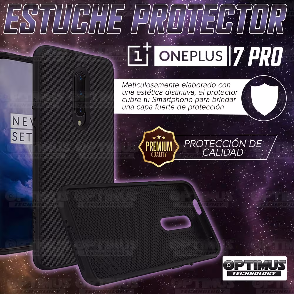 Estuche Case Forro protector para Smartphone Oneplus 7 Pro | OPTIMUS TECHNOLOGY™ | EST-OP-7-PRO |