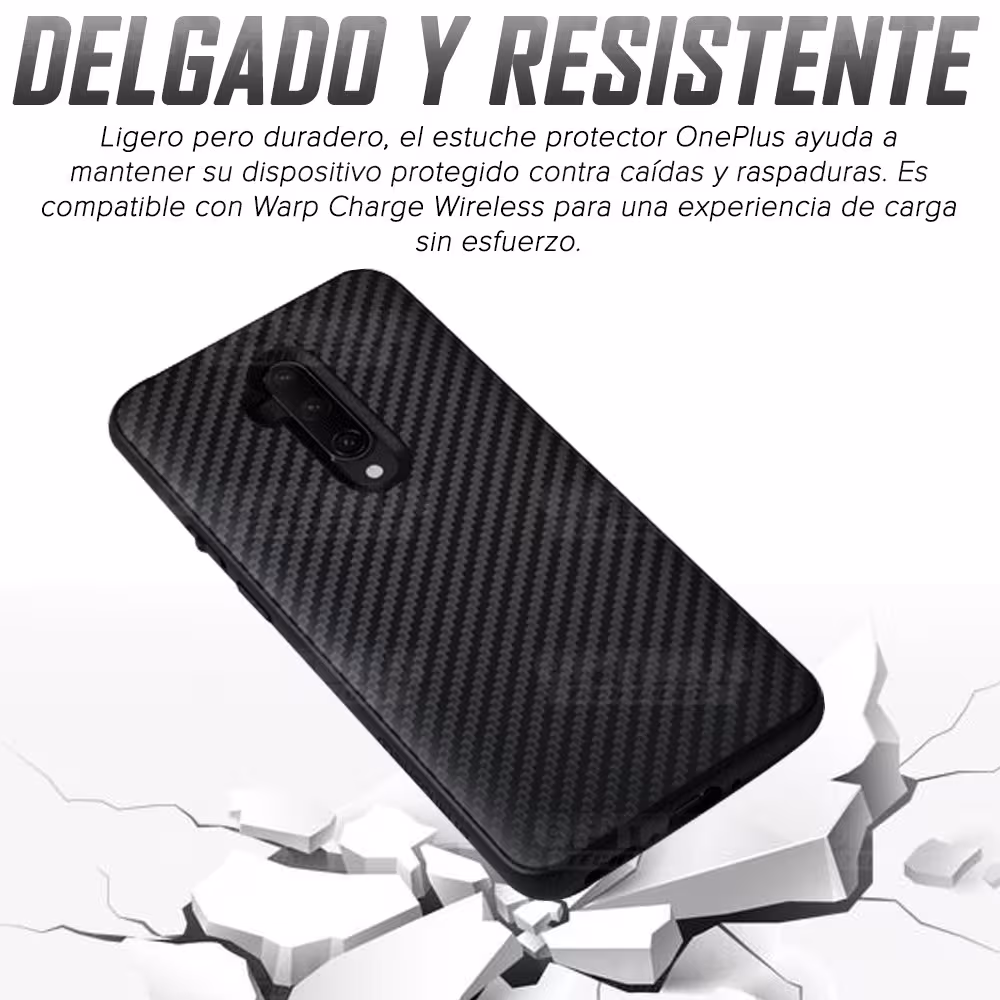 Kit Vidrio UV templado y Estuche Case Protector Oneplus 7 Pro | OPTIMUS TECHNOLOGY™ | EST-UV-OP-7-PRO |