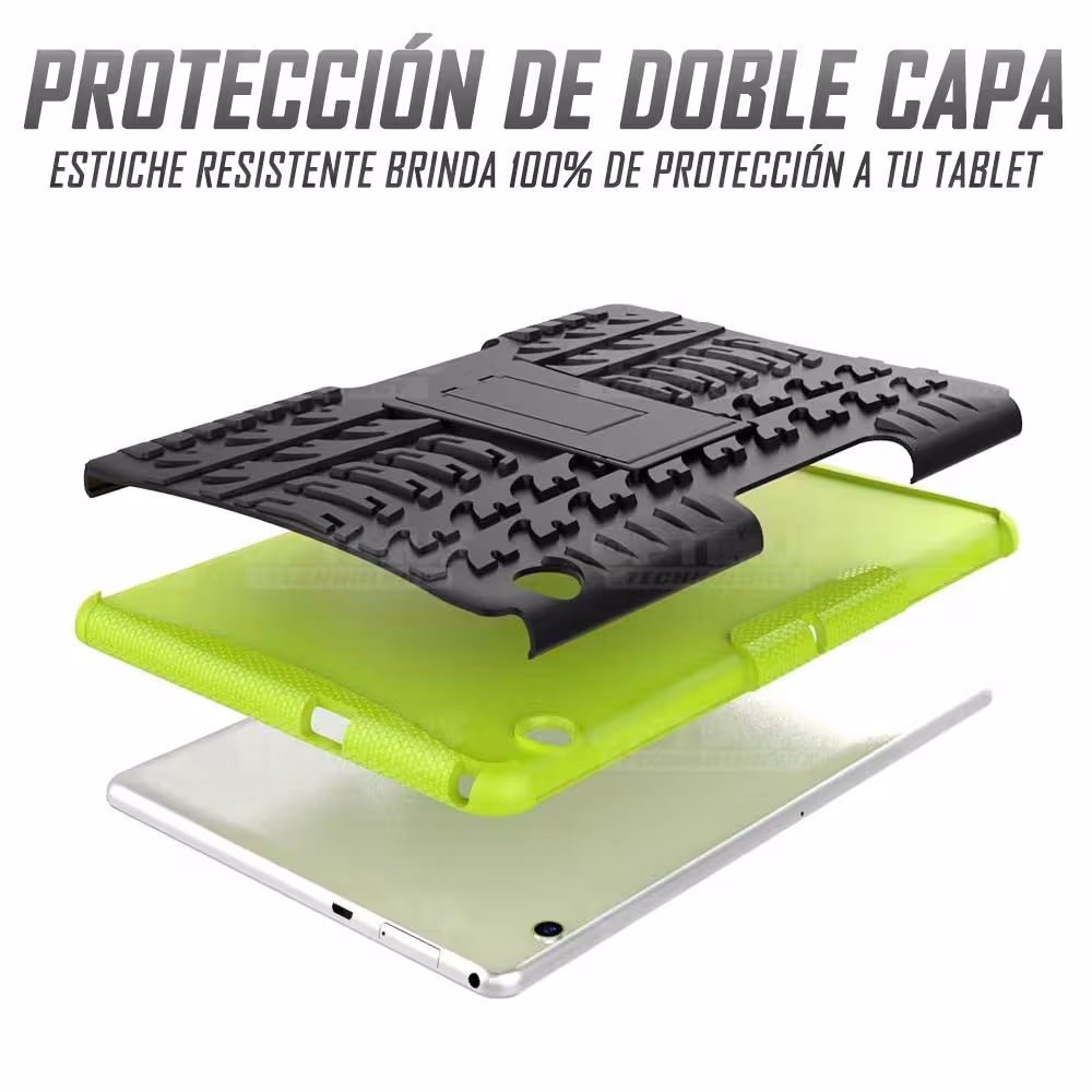 KIT Vidrio templado y Estuche Case Protector anti-golpes TPU Tablet Huawei T3-10 OPTIMUS TECHNOLOGY™ - 21