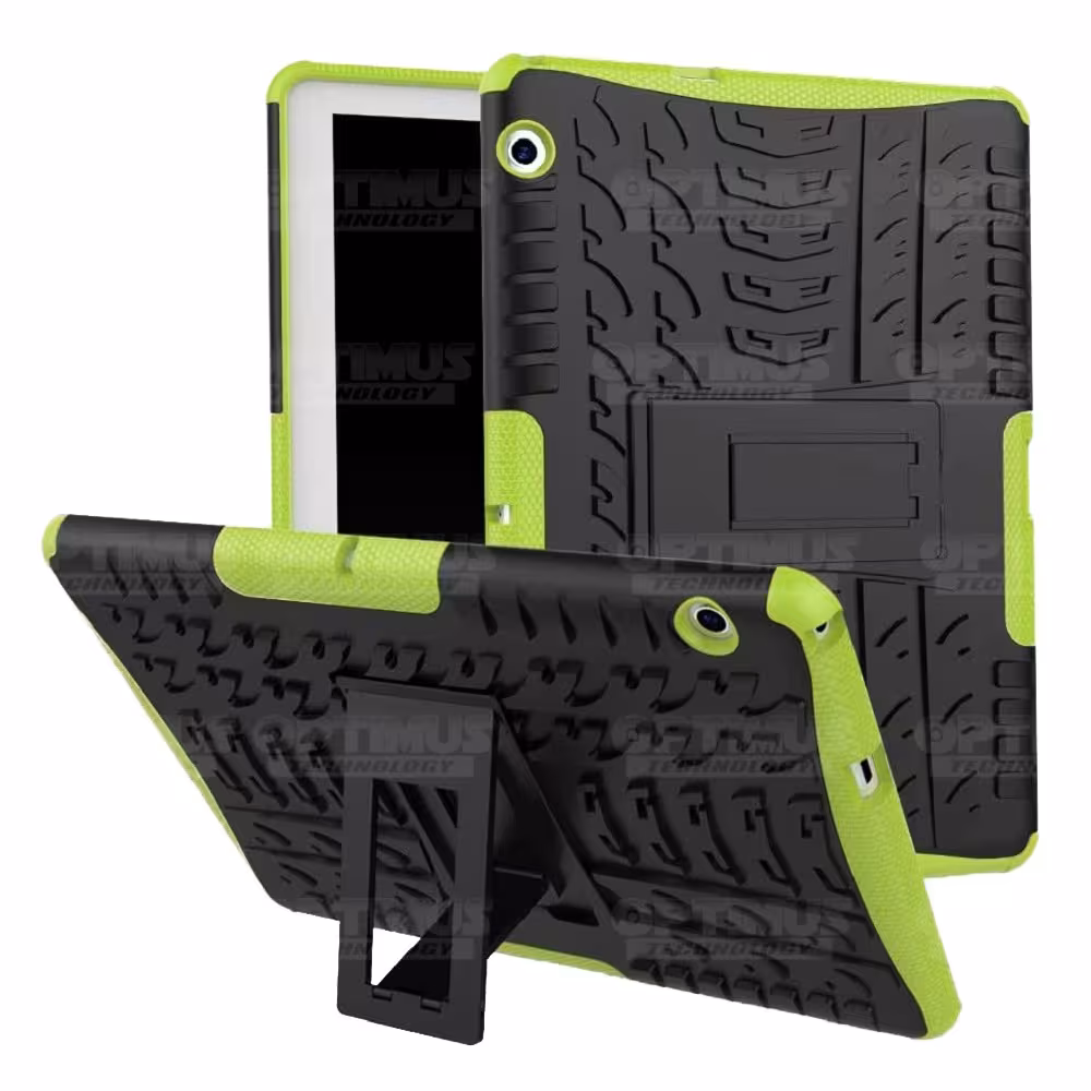 KIT Vidrio templado y Estuche Case Protector anti-golpes TPU Tablet Huawei T3-10 OPTIMUS TECHNOLOGY™ - 10