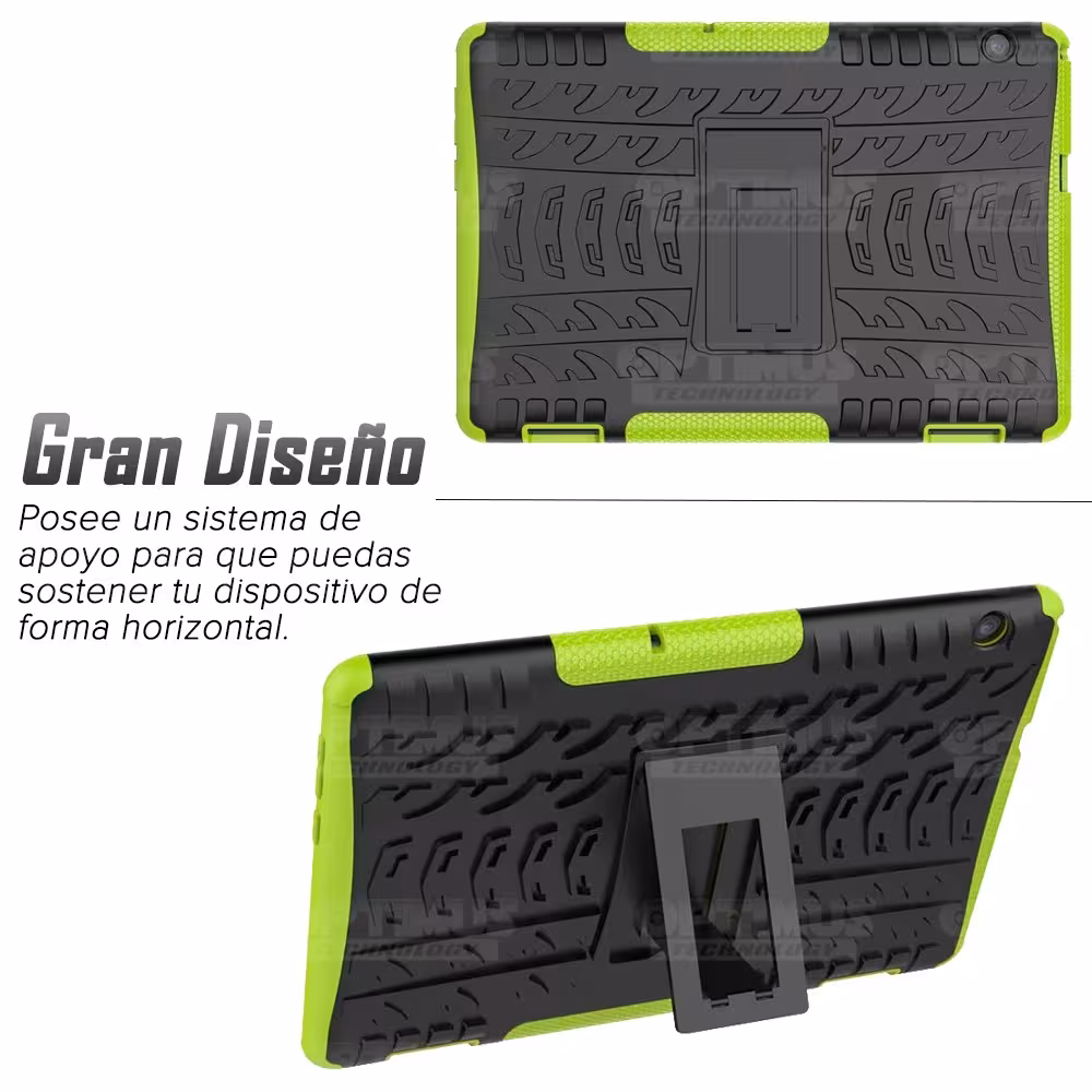 KIT Vidrio templado y Estuche Case Protector anti-golpes TPU Tablet Huawei T5-10 OPTIMUS TECHNOLOGY™ - 26