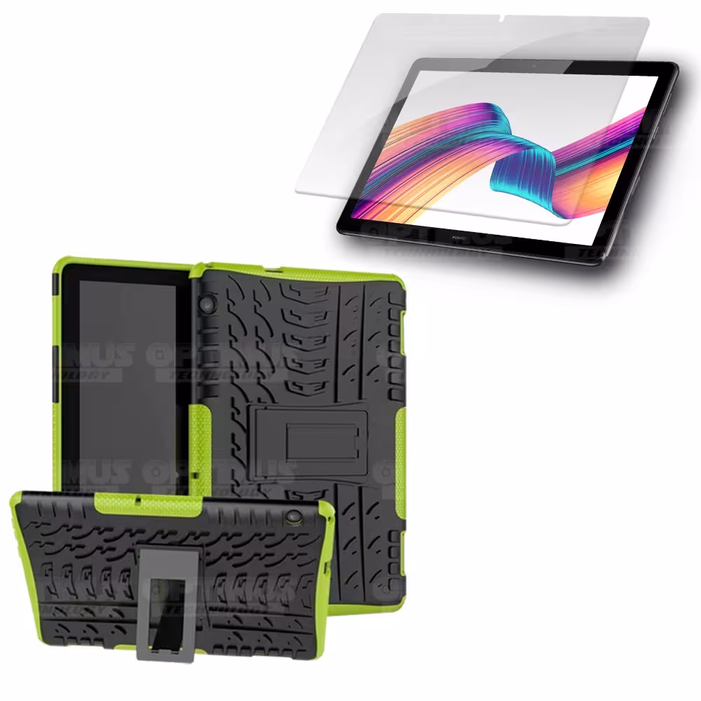 KIT Vidrio templado y Estuche Case Protector anti-golpes TPU Tablet Huawei T5-10 OPTIMUS TECHNOLOGY™ - 21