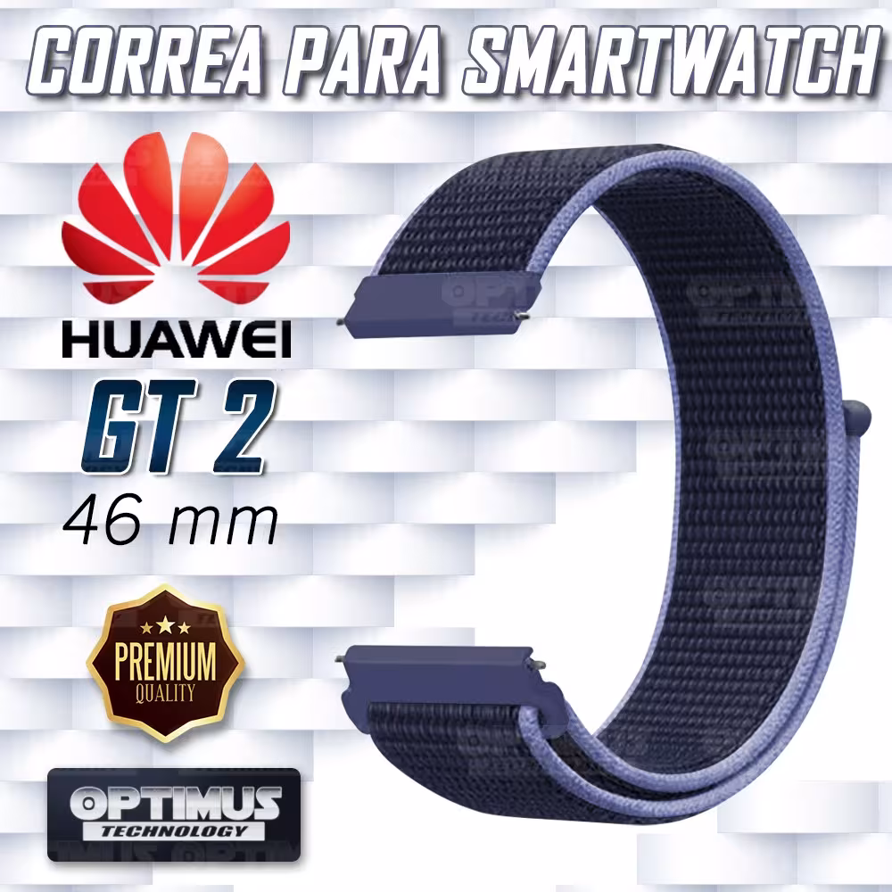 Banda Correa tipo Velcro Tela Suave para Huawei GT 2 46mm | OPTIMUS TECHNOLOGY™ | CRR-VLC-GT2-46 |