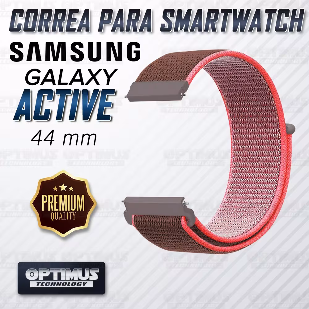 Banda tipo Velcro Tela suave para Reloj Smartwatch Samsung Galaxy Active 44mm | OPTIMUS TECHNOLOGY™ | CRR-VLC-ATV-44 |