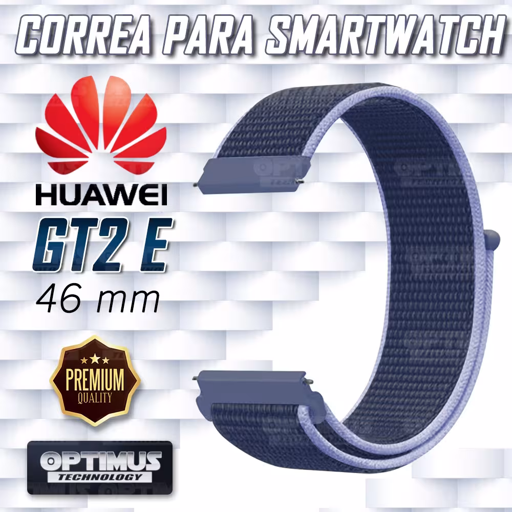Banda tipo Velcro Tela suave para Reloj Smartwatch Huawei GT 2E 46mm | OPTIMUS TECHNOLOGY™ | CRR-VLC-GT2E-46 |