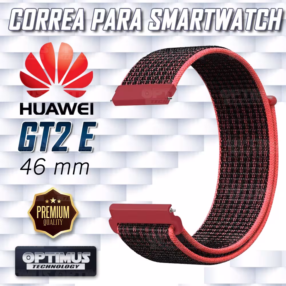 Banda tipo Velcro Tela suave para Reloj Smartwatch Huawei GT 2E 46mm | OPTIMUS TECHNOLOGY™ | CRR-VLC-GT2E-46 |