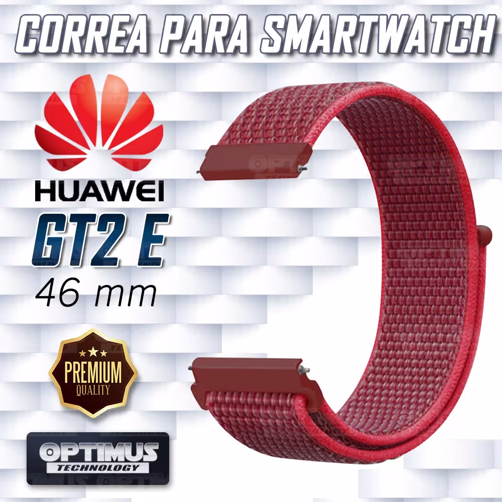 Banda tipo Velcro Tela suave para Reloj Smartwatch Huawei GT 2E 46mm | OPTIMUS TECHNOLOGY™ | CRR-VLC-GT2E-46 |
