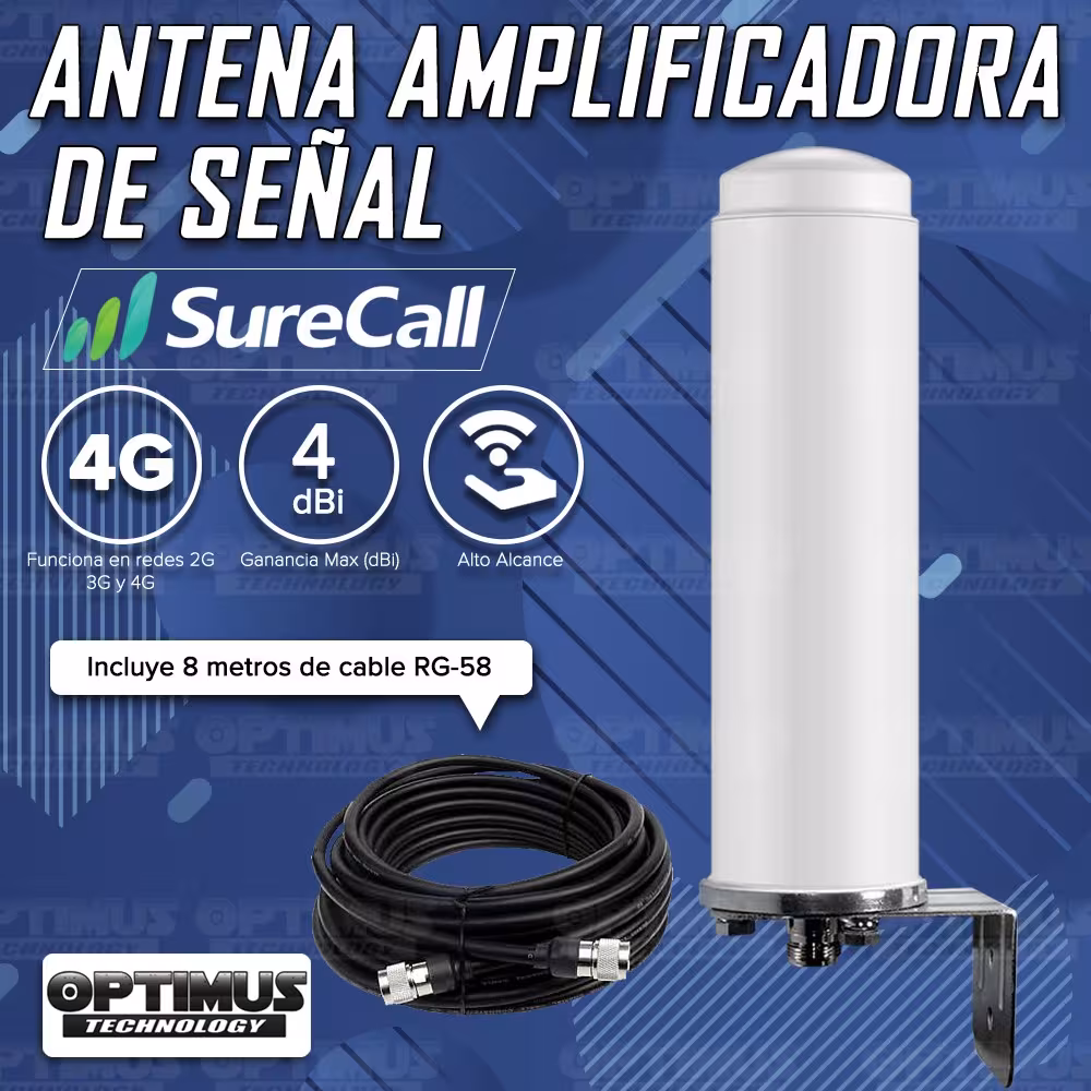 Antena amplificadora de señal Omnidireccional Surecall SC-288W | SURECALL COLOMBIA | ANT-SC-288W |