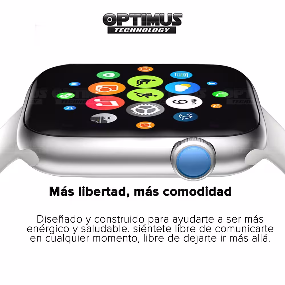 Smartwatch Reloj Inteligente FT80 Frecuencia Cardíaca Compatible Android IOS | OPTIMUS TECHNOLOGY™ | SW-FT80 |
