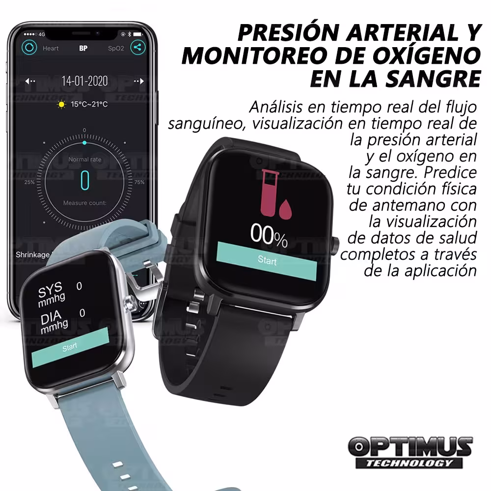 Smartwatch Reloj Inteligente DT35 Llamada Bluetooth Compatible Android IOS | OPTIMUS TECHNOLOGY™ | SW-DT35 |