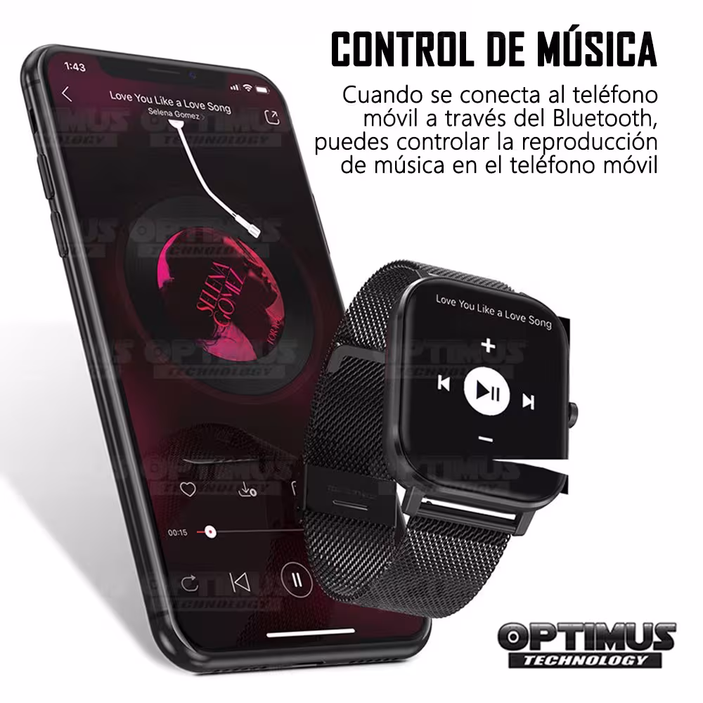 Smartwatch Reloj Inteligente DT35 Llamada Bluetooth Compatible Android IOS | OPTIMUS TECHNOLOGY™ | SW-DT35 |