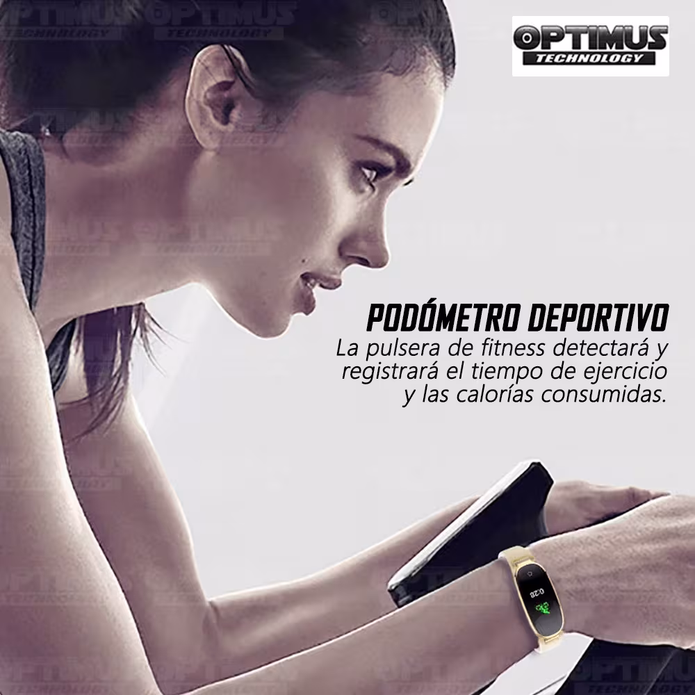 Pulsera Reloj Inteligente Smartwatch S3 Plus para Dama Frecuencia Cardíaca | OPTIMUS TECHNOLOGY™ | SW-S3-PLUS |