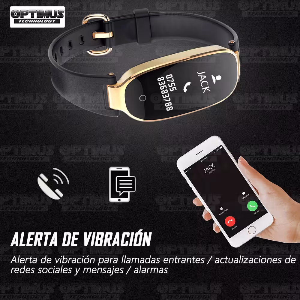 Pulsera Reloj Inteligente Smartwatch S3 Plus para Dama Frecuencia Cardíaca | OPTIMUS TECHNOLOGY™ | SW-S3-PLUS |