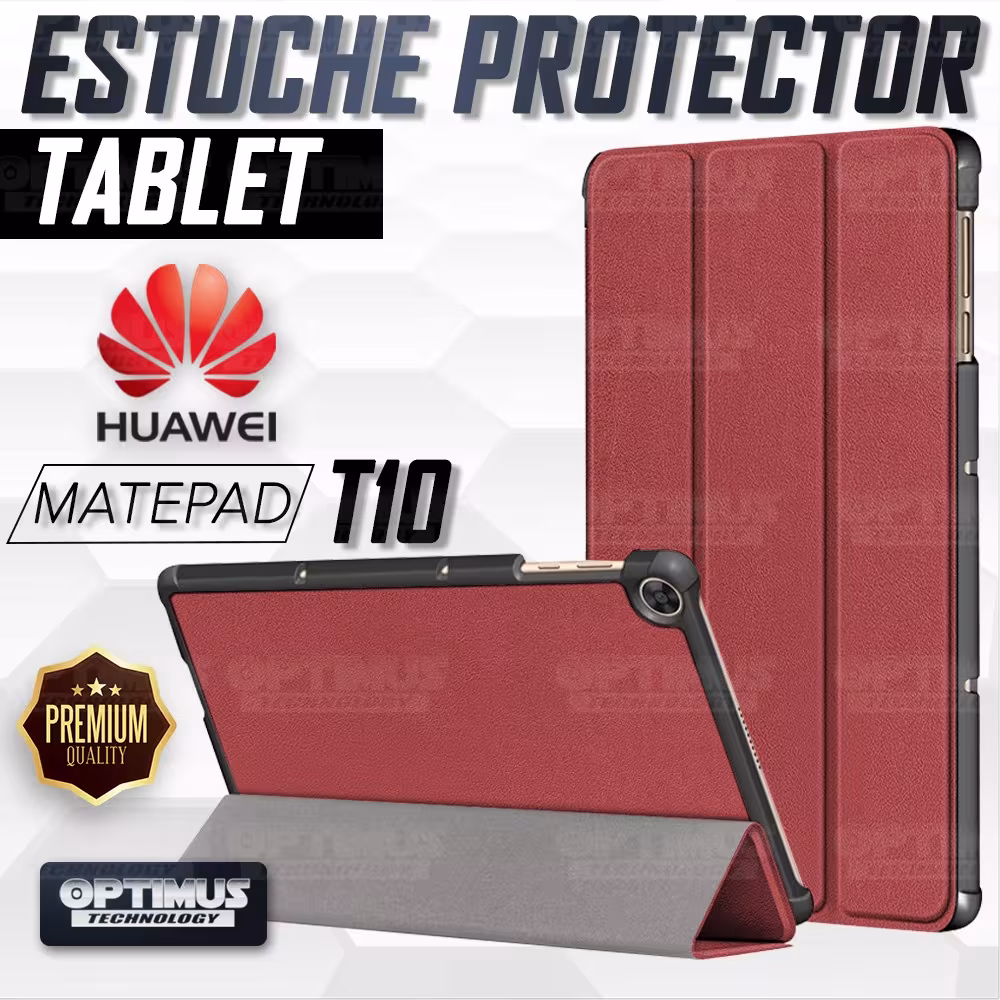 Estuche Case Forro Protector Con Tapa Tablet Huawei Matepad T10 | OPTIMUS TECHNOLOGY™ | EST-HW-MP-T10 |