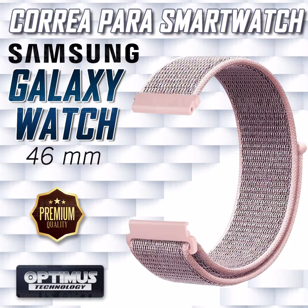Banda tipo Velcro Tela suave para Reloj Smartwatch Samsung Galaxy Watch 46mm | OPTIMUS TECHNOLOGY™ | CRR-VLC-GW-46 |