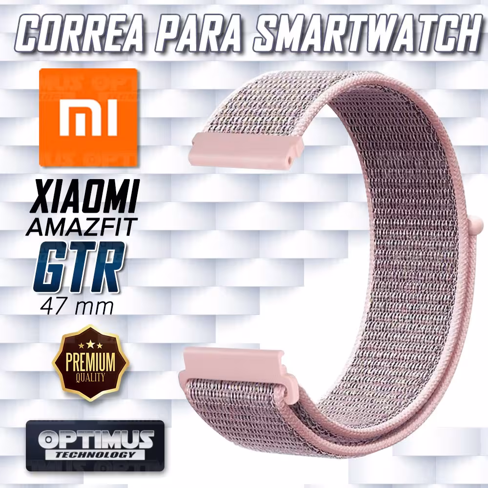 KIT Correa tipo velcro tela suave y Vidrio templado Reloj Smartwatch Xiaomi Amazfit Gtr OPTIMUS TECHNOLOGY™ - 31