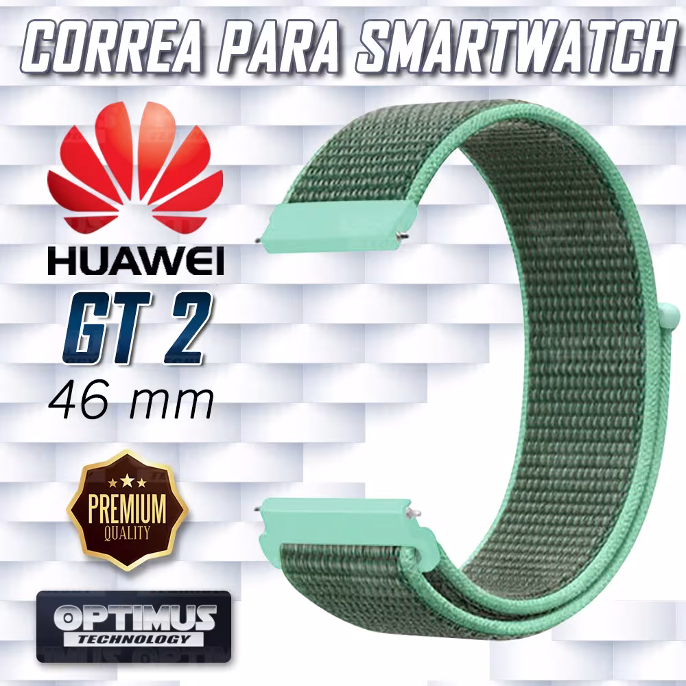 Banda Correa tipo Velcro Tela Suave para Huawei GT 2 46mm | OPTIMUS TECHNOLOGY™ | CRR-VLC-GT2-46 |