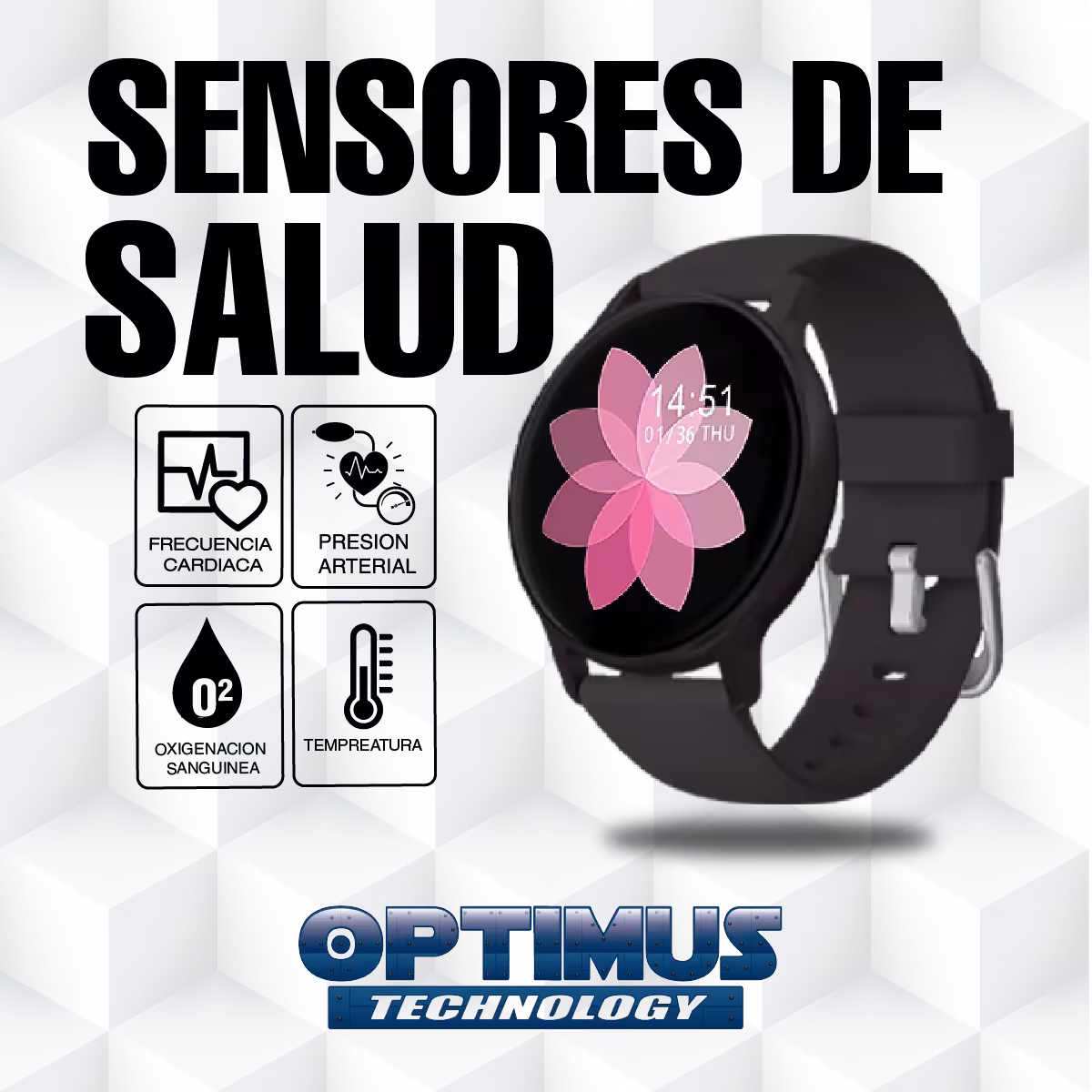 Smartwatch Reloj Inteligente S23 Bluetooth Compatible Android IOS | OPTIMUS TECHNOLOGY™ | SW-S23 |