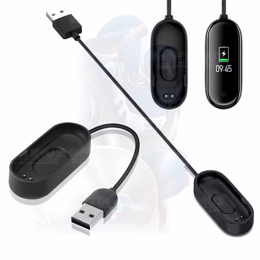 Cable Cargador Pulsera Reloj Smartwatch Xiaomi Mi Band 4 | OPTIMUS TECHNOLOGY™ | CRG-XMI-MB-4 |