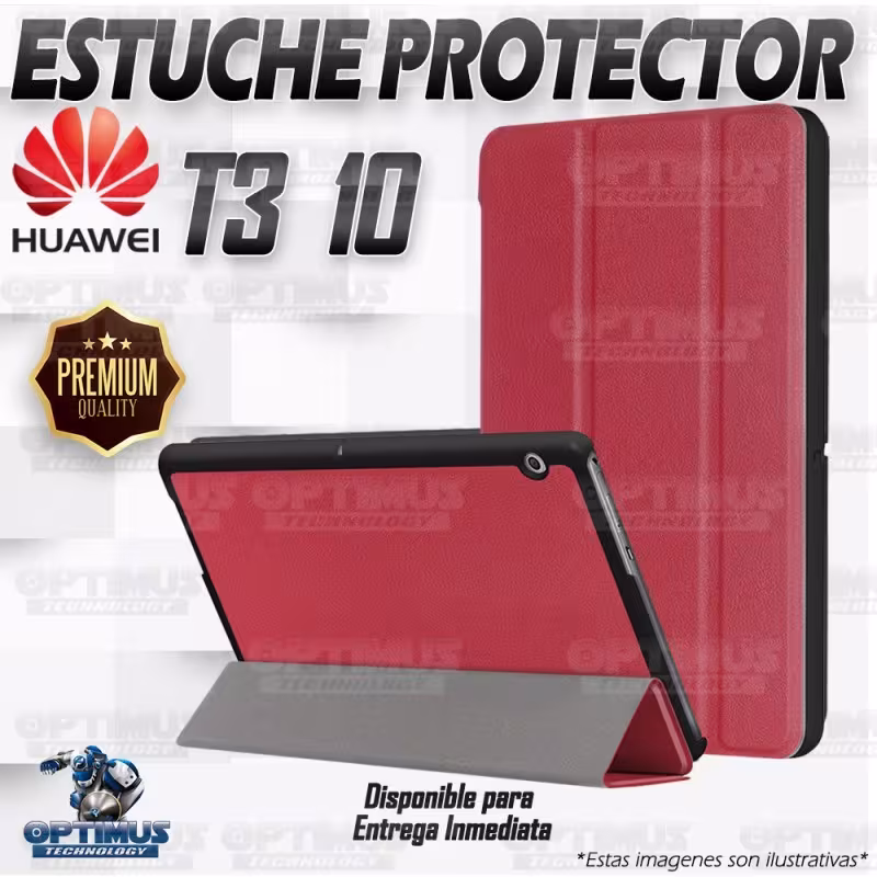 Kit Vidrio templado + Case Forro Protector + Teclado y Mouse Ratón Bluetooth para Tablet Huawei T3-10 OPTIMUS TECHNOLOGY™ - 40