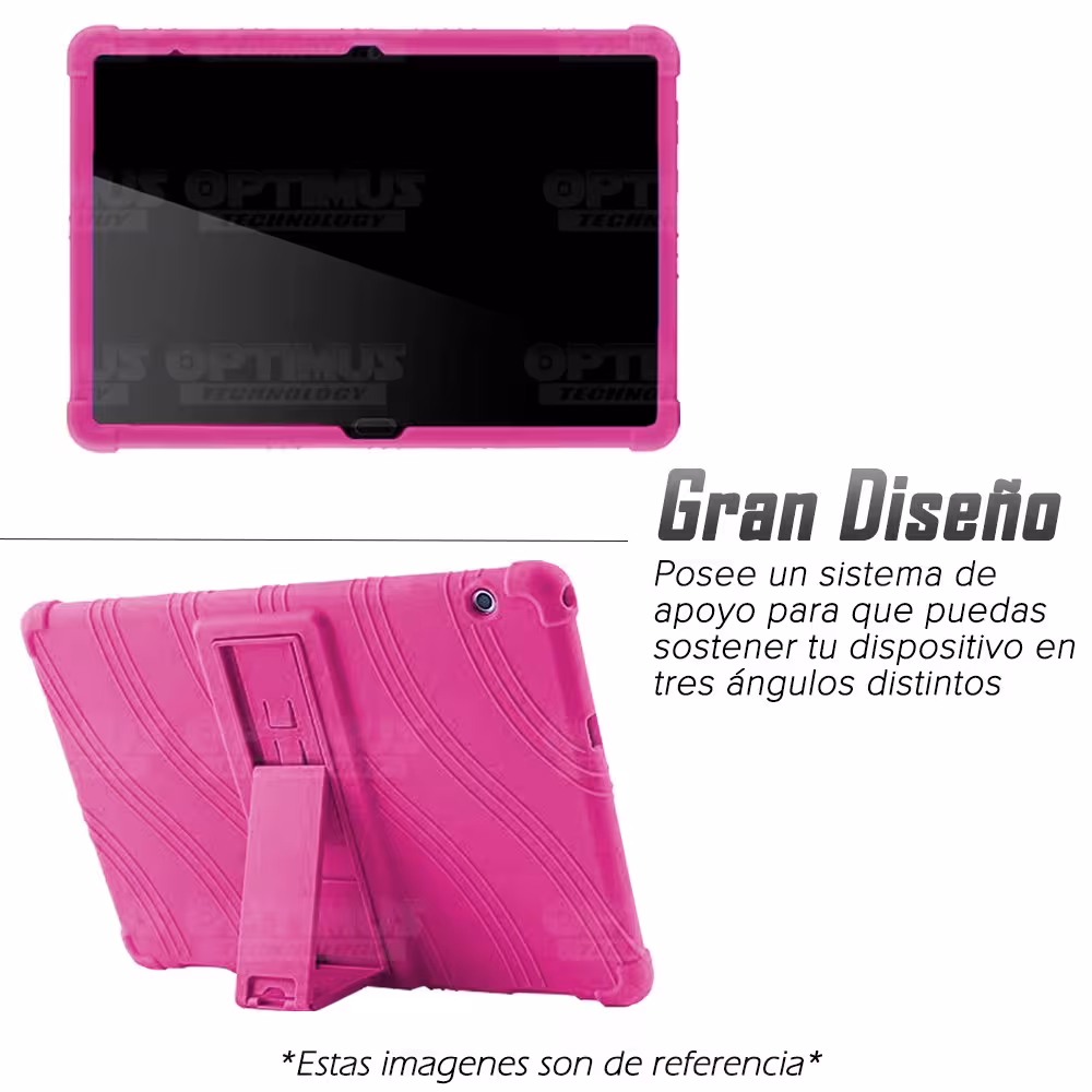 Estuche Case protector de goma Tablet Huawei matepad T10S Anti golpes con soporte | OPTIMUS TECHNOLOGY™ | EST-GM-HW-T10S |