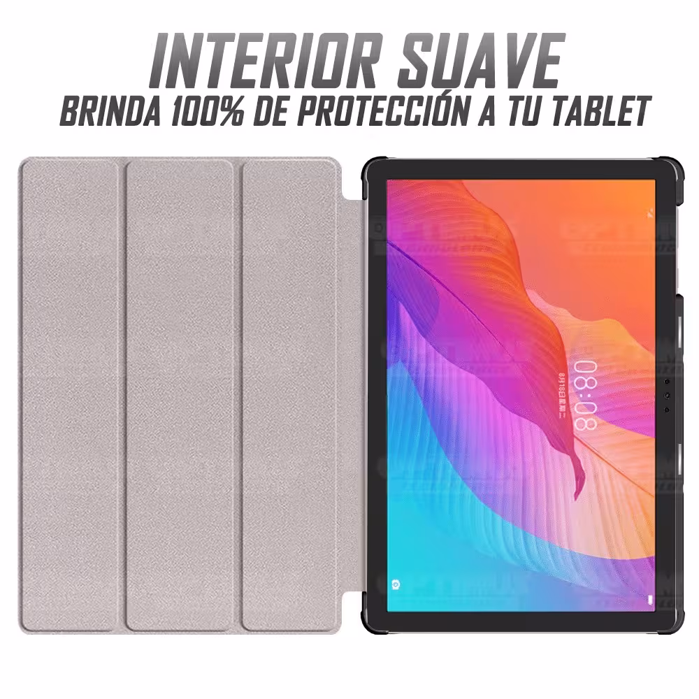 Kit Vidrio Cristal Templado Y Estuche Case Protector para Tablet Huawei matepad T10S OPTIMUS TECHNOLOGY™ - 15