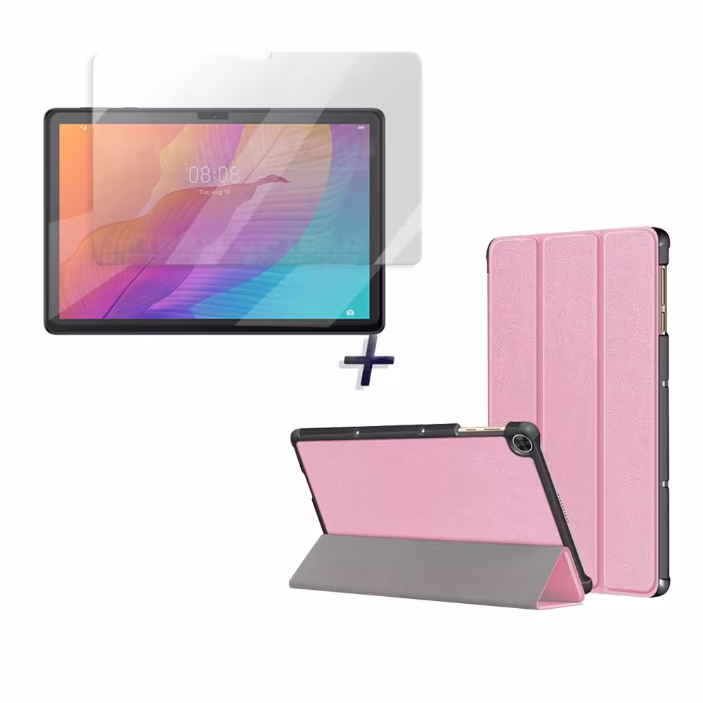 Kit Vidrio Cristal Templado Y Estuche Case Protector para Tablet Huawei matepad T10S OPTIMUS TECHNOLOGY™ - 7
